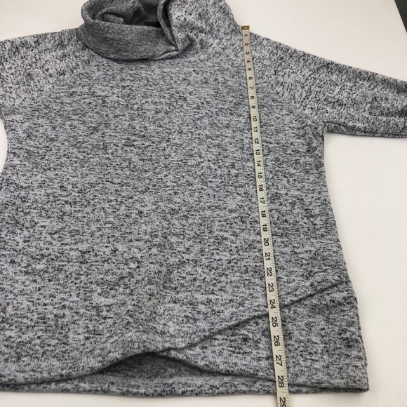 Ideology Pullover Tulip Hem Cowl Neck Sweater - Picture 10 of 14